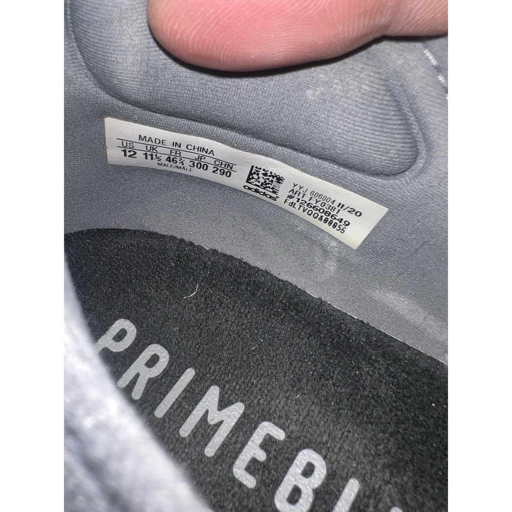 adidas UltraBoost 21 Grey FY0381 Men's Size 12 Running Shoes Boost 2021 - Picture 9 of 9